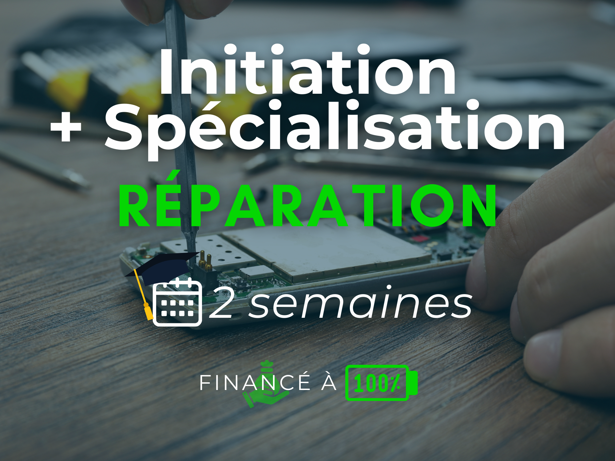 Réparation de smartphone 2 semaines